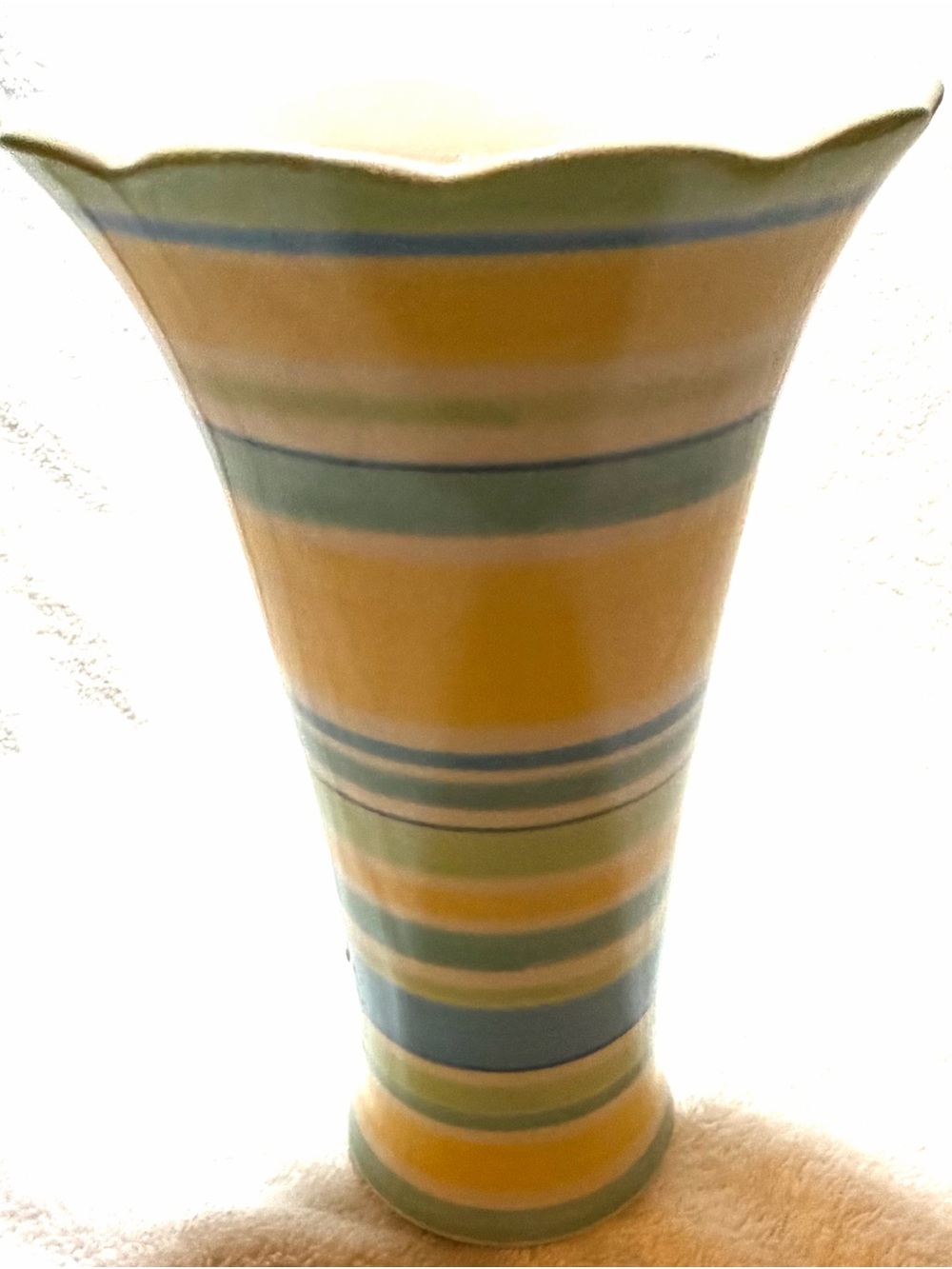 Vintage Andrea by Sadek Striped Color Vase CERP3-1141